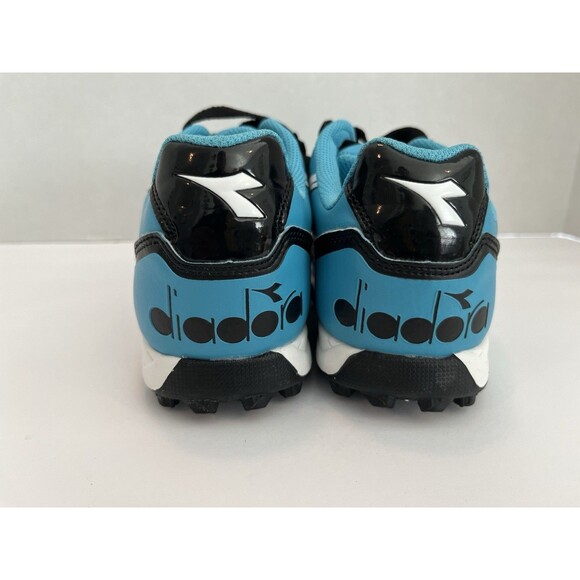 Diadora Sems Women's Blue and Black Soccer Futbol Molded Lace Up Cleats Size 8.5 - Picture 3 of 8